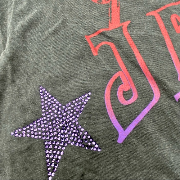 ☀️HP☀️NWT Lauren Moshi Kel Janis Joplin Sleeveless Tank Tee, XS - Picture 11 of 15